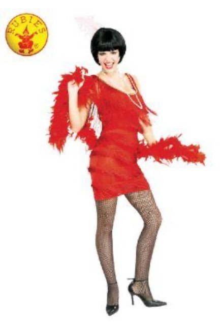 Roarin Red Flapper Dress