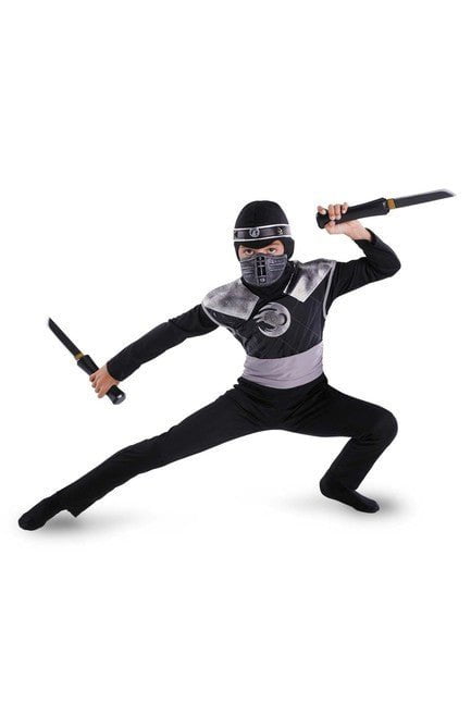 Dark Raven Ninja Classic Costume - Party Australia