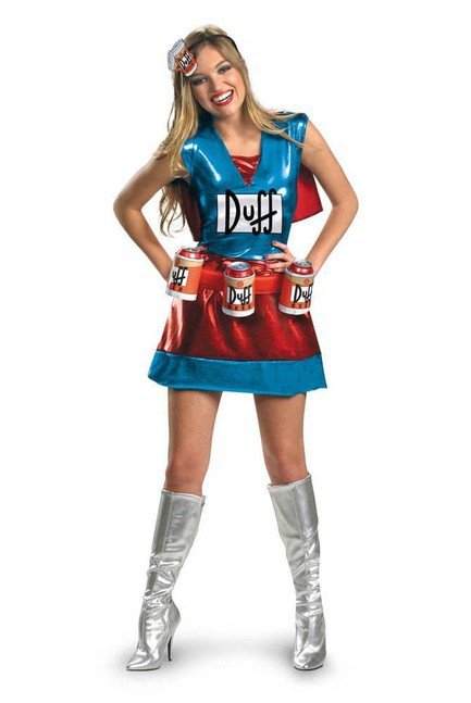 Duffwoman Deluxe Adult Costume - Party Australia