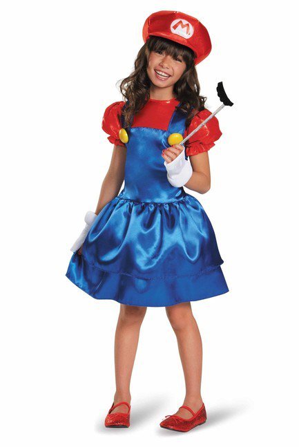 Mario Skirt Version Child Costume - Party Australia