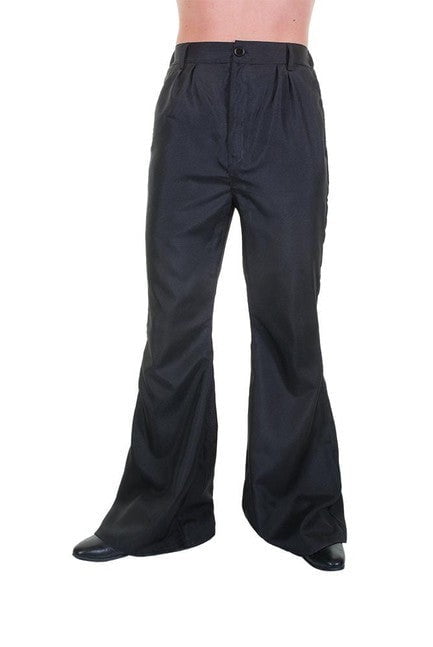 Mens Black Flares - Party Australia