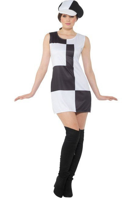 Monochrome Girl Costume