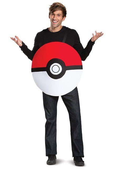 Pokeball Classic Adult Costume - Party Australia