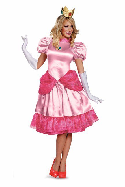 Princess Peach Deluxe Adult Costume - Party Australia