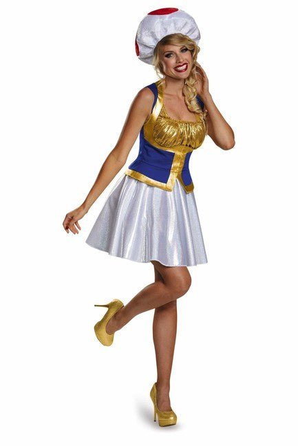 Toad Female Version Costume - Party Australia